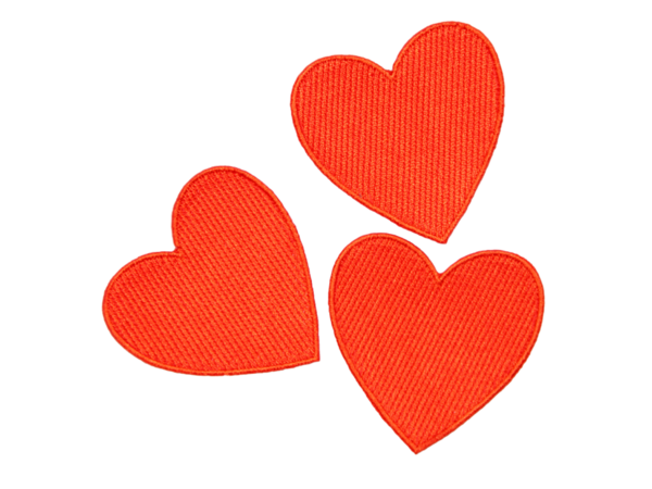 Transparent Embroidered Patch Embroidery Ironon Heart Valentine S Day for Valentines Day