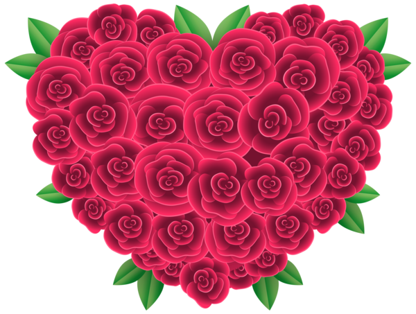 Transparent Heart Flower Rose Petal for Valentines Day