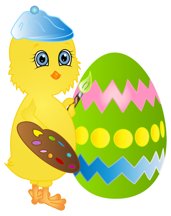 Transparent Easter Egg Chicken Easter Yellow for Easter