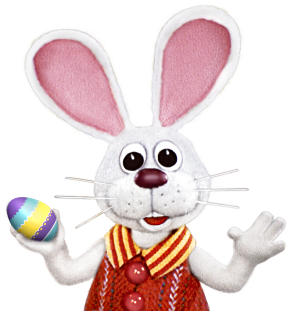 Transparent Easter Bunny Peter Cottontail Rabbit for Easter