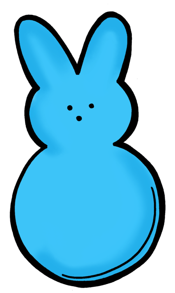 Transparent Peeps Candy Marshmallow Rabbit for Easter