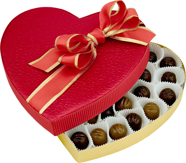 Transparent Chocolate Bar Lollipop Candy Bonbon Heart for Valentines Day