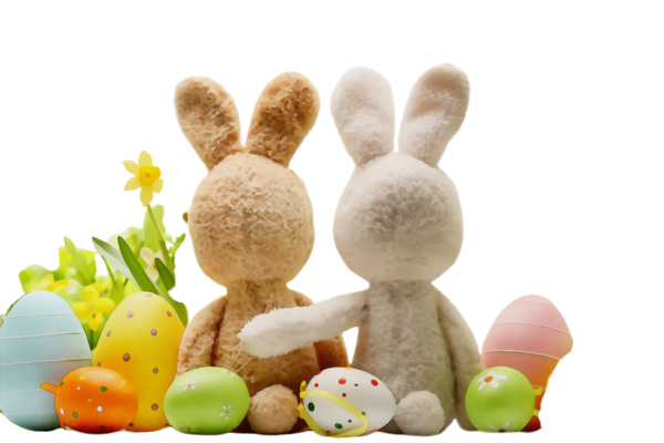 Transparent Stuffed Toy Rabbits And Hares Rabbit for Easter
