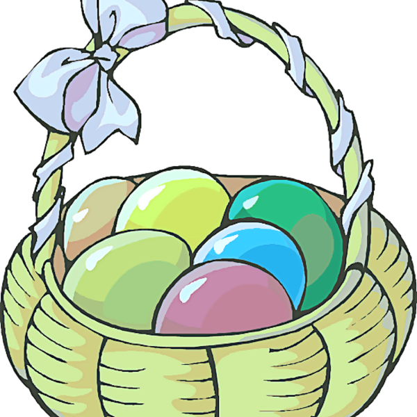 Transparent Storage Basket Easter Egg Basket for Easter