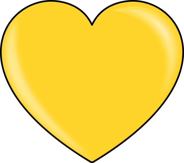 Transparent Gold Heart Energy Magic Love for Valentines Day