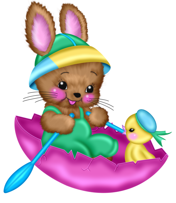 Transparent Toy Easter Bunny Baby Toys for Easter