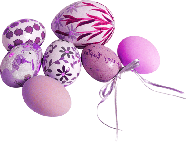Transparent Joke Symbol Easter Purple Lilac for Easter