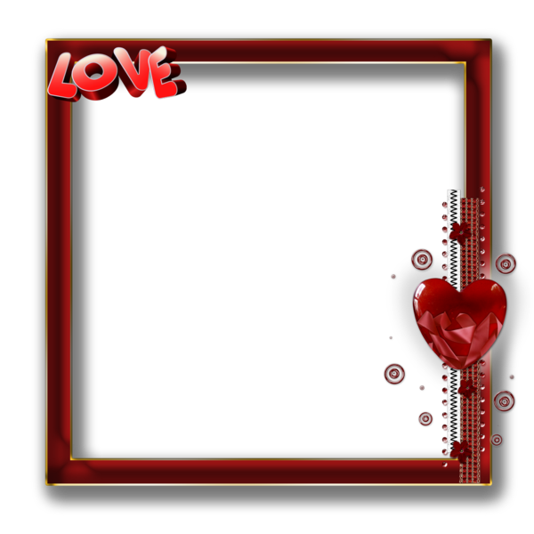 Transparent Love Picture Frames Frame Picture Frame Heart for Valentines Day