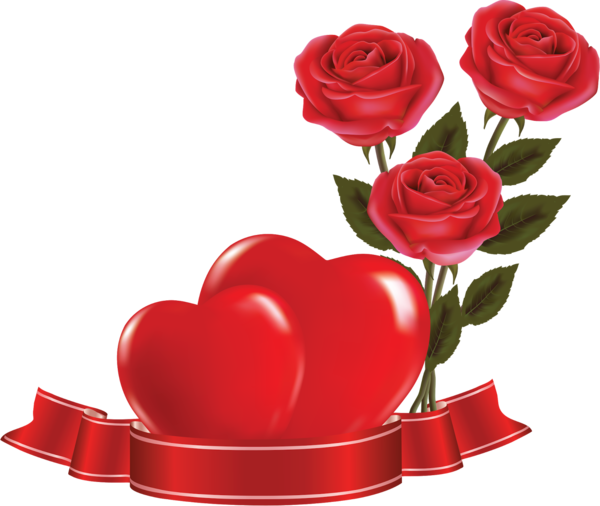 Transparent Rose Flower Heart Petal for Valentines Day