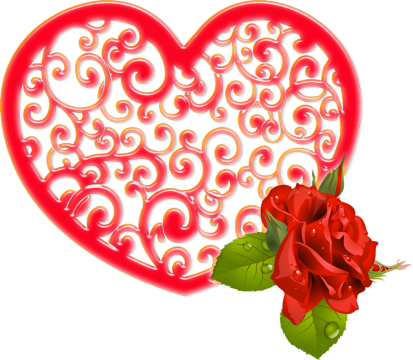 Transparent Paper Garden Roses Valentine S Day Heart Flower for Valentines Day