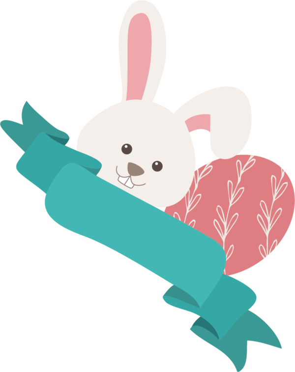Transparent Rabbit Easter Bunny Hare for Easter