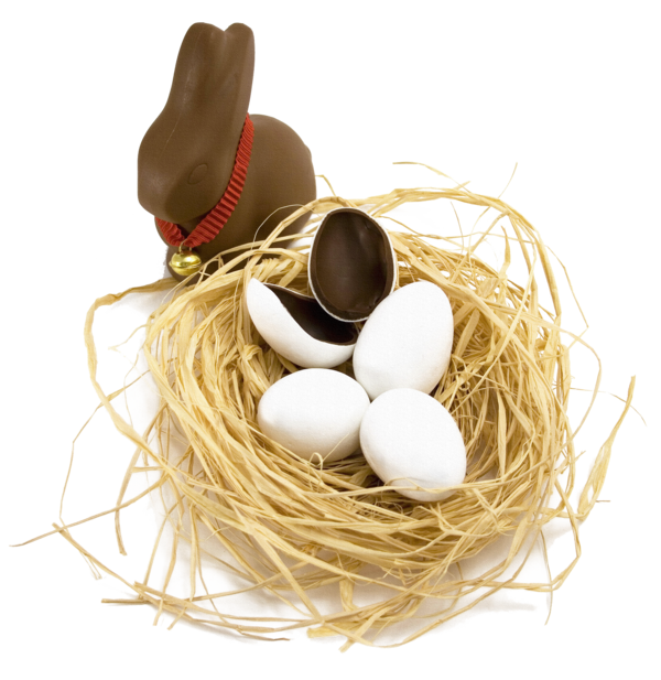 Transparent Easter Bunny Egg Easter Bird Nest for Easter