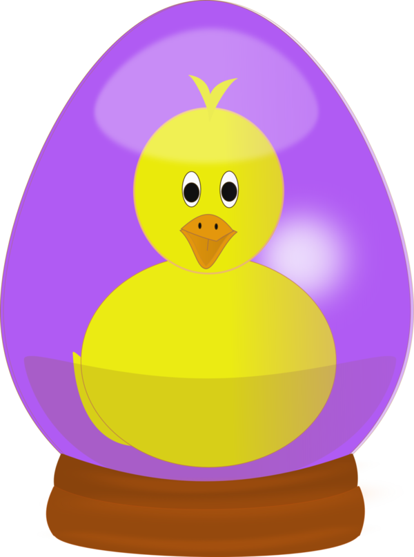 Transparent Chicken Easter Kifaranga Duck Smiley for Easter