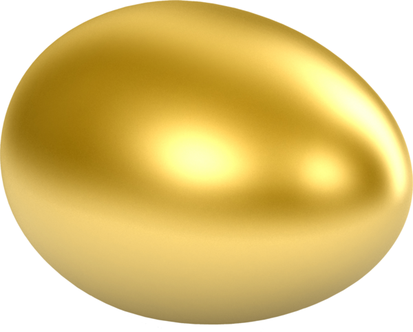 Transparent Goose That Laid The Golden Eggs Easter Bunny Easter Egg Material Sphere for Easter
