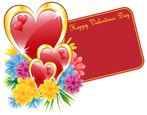 Transparent Birthday Wish Valentine S Day Heart Flower for Valentines Day