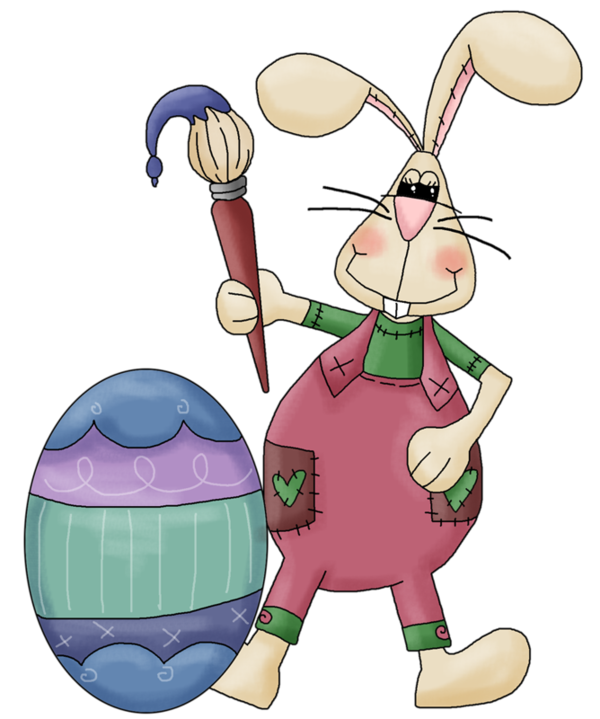 Transparent Easter Bunny Easter Rabbit Cartoon for Easter