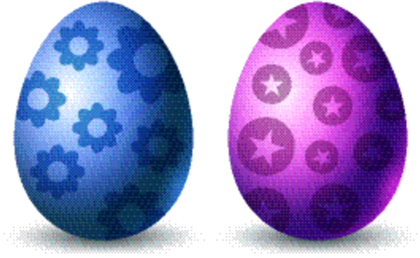 Transparent Easter Egg Easter Purple Egg for Easter