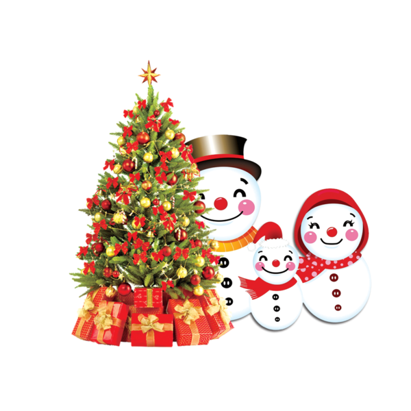 Transparent Christmas Tree Snowman Christmas Fir for Christmas