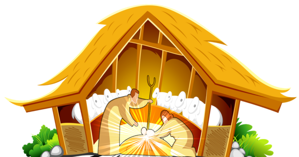 Transparent Santa Claus House Drawing Yellow Playset for Christmas