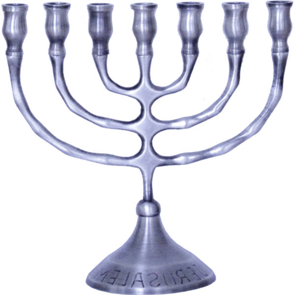 Transparent Tabernacle Menorah Candle Candle Holder for Hanukkah