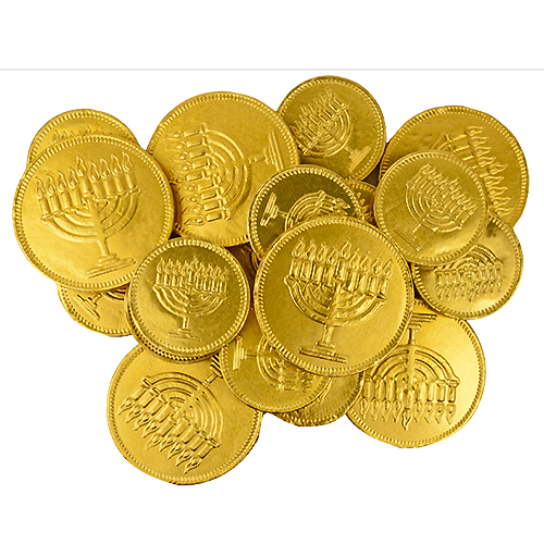 Transparent Hanukkah Gelt Coin Hanukkah Money for Hanukkah