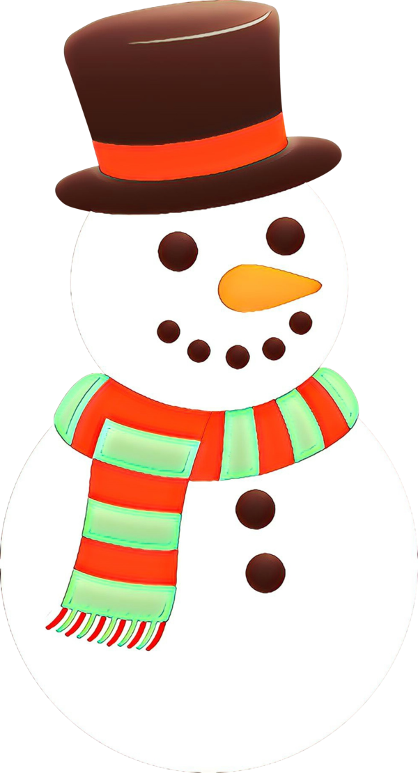 Transparent Snowman Christmas Day Christmas Ornament for Christmas