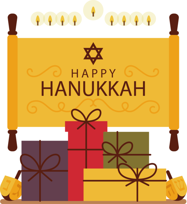 Transparent Gift Hanukkah Judaism Area Food for Hanukkah