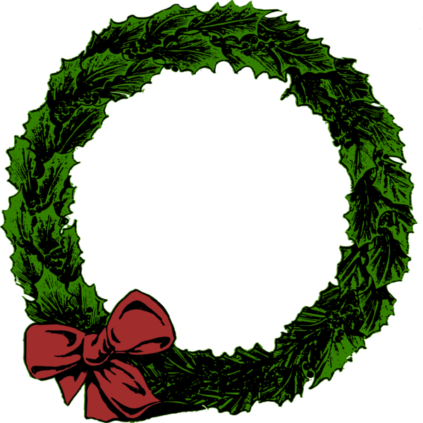 Transparent Wreath Christmas Christmas Belles Fir Pine Family for Christmas