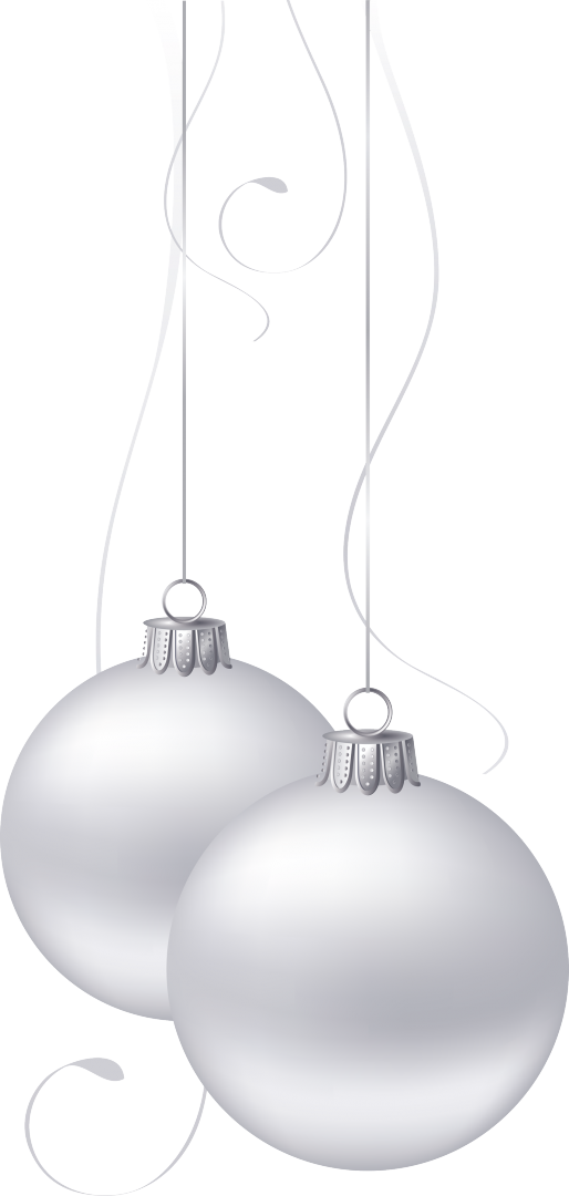 Transparent Christmas Ornament Christmas Christmas Decoration Black And White Lighting for Christmas