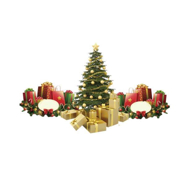 Transparent Santa Claus Christmas Christmas Tree Fir Decor for Christmas