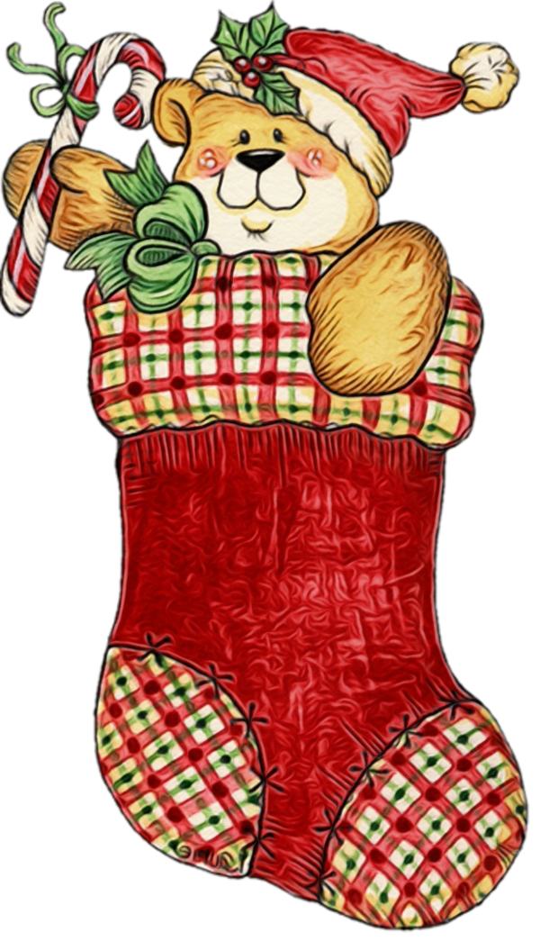 Transparent Christmas Stocking Christmas Fictional Character for Christmas
