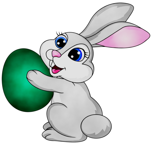 Transparent Rabbit Cuteness Cartoon Rabbits And Hares for Easter