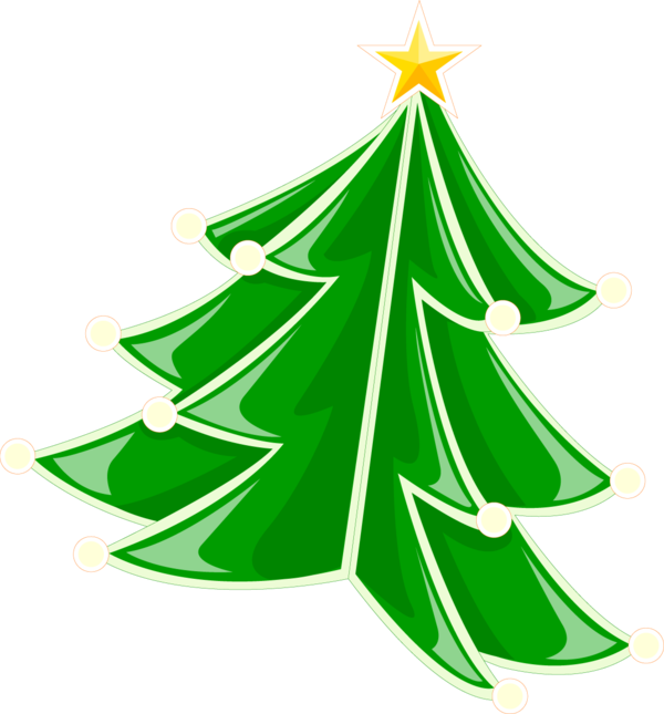 Transparent Christmas Tree Tree Christmas Ornament Green for Christmas