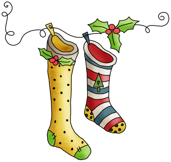 Transparent Christmas Stockings Befana Stocking Footwear Shoe for Christmas