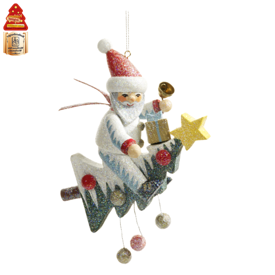 Transparent Christmas Ornament Christmas Tree Rothenburg Ob Der Tauber Holiday Ornament Santa Claus for Christmas