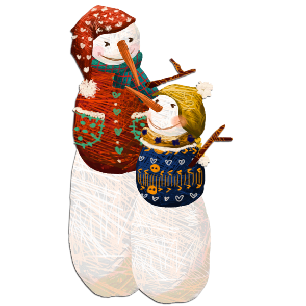 Transparent Christmas Snowman Christmas Eve Christmas Ornament for Christmas