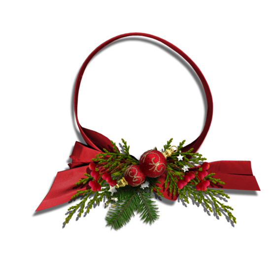 Transparent Christmas Christmas Ornament Ribbon Decor Flower for Christmas