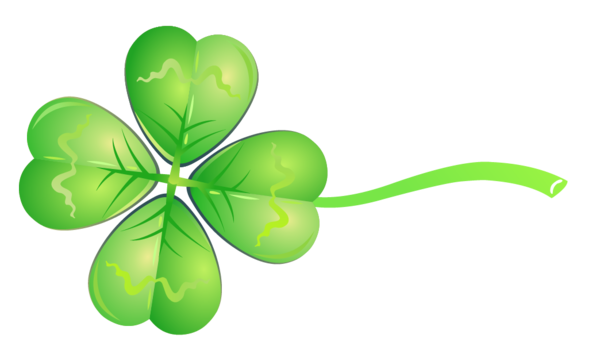 Transparent Fourleaf Clover Clover Drawing Leaf Symbol for St Patricks Day