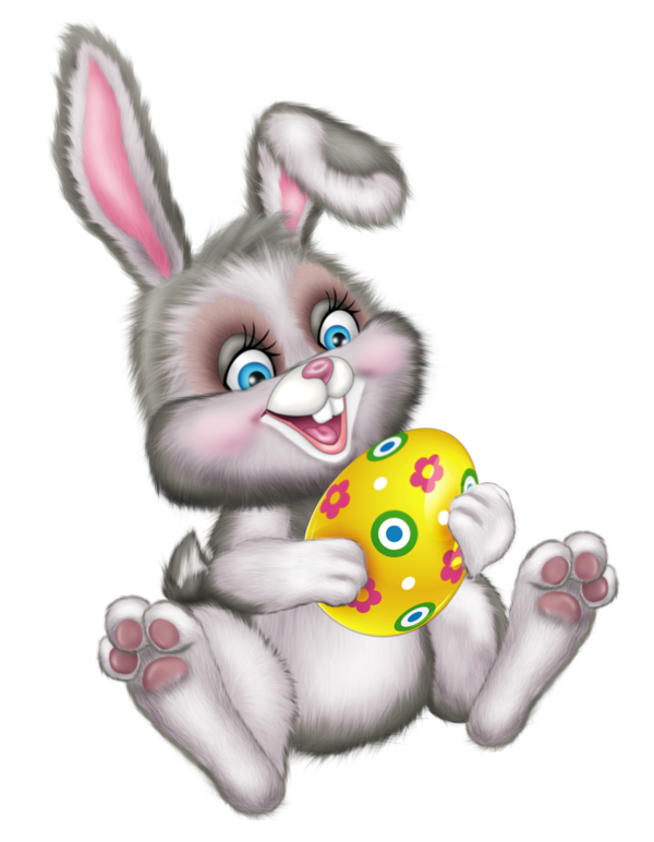 Transparent Easter Bunny Easter Rabbit Tail for Easter