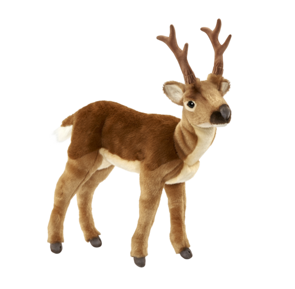 Transparent Deer Polyresin Toys 2017 Wildlife Fur for Christmas