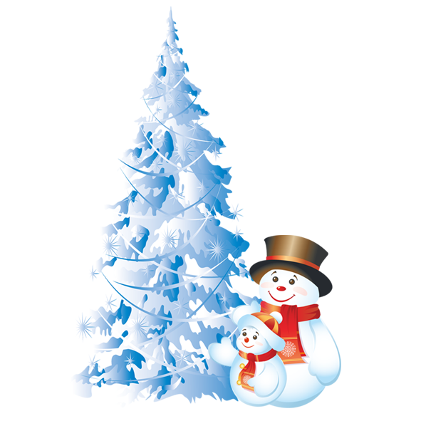 Transparent Santa Claus Christmas Animation Snowman Fir for Christmas