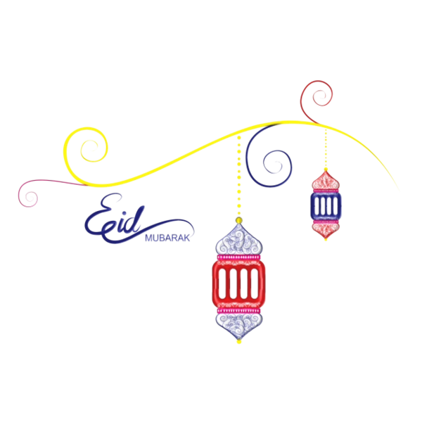 Transparent Ramadan Eid Alfitr Eid Aladha Logo Holiday Ornament for Ramadan
