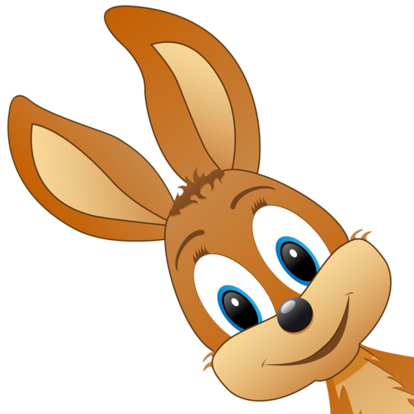 Transparent Hare Easter Bunny Easter Cartoon Nose for Easter