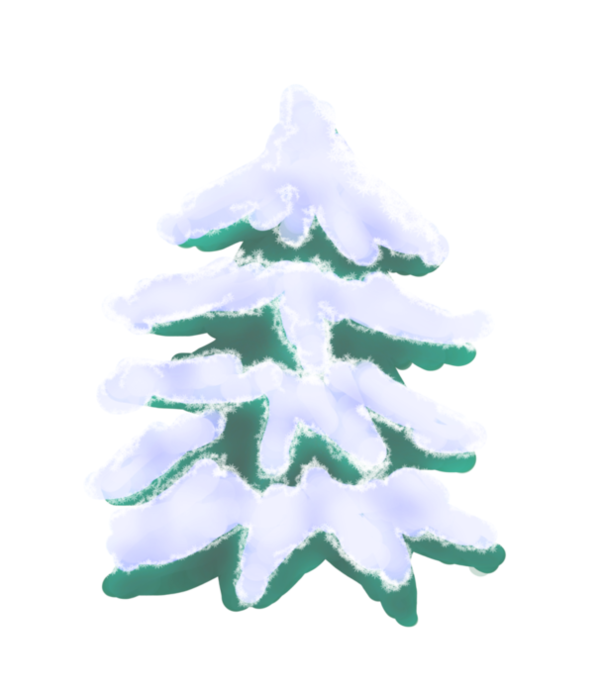 Transparent Spruce Christmas Ornament Christmas Tree Aqua for Christmas