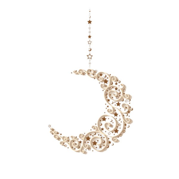 Transparent Ramadan Eid Alfitr Islamic Calligraphy Jewellery Body Jewelry for Ramadan