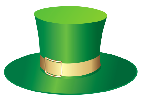 Transparent Leprechaun Hat Saint Patricks Day Cylinder Green for St Patricks Day