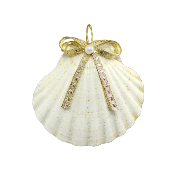 Transparent Christmas Ornament Jewellery Scallop Christmas for Christmas