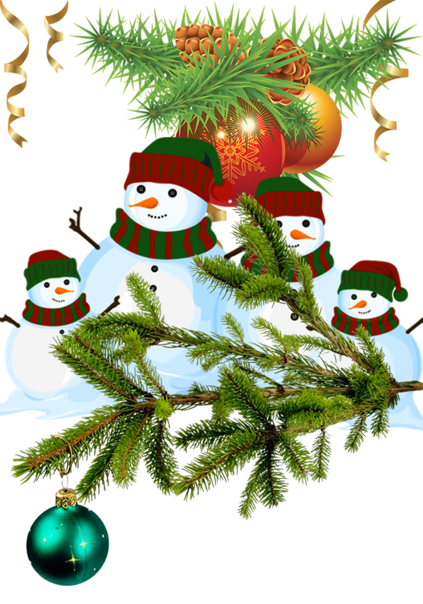 Transparent Christmas Christmas Tree Christmas Ornament Snowman Fir for Christmas