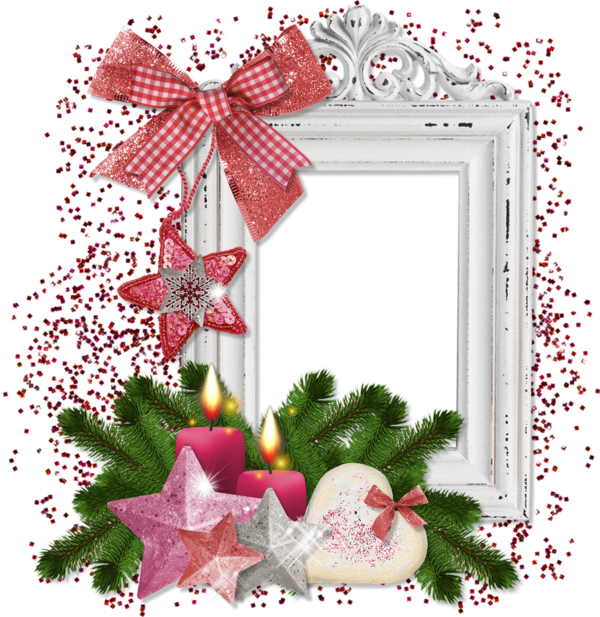 Transparent Picture Frames Christmas Christmas Ornament Picture Frame Heart for Christmas
