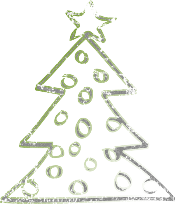 Transparent Christmas Tree Line Angle for Christmas